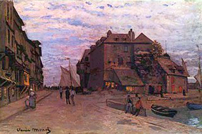 La Lieutenance at Honfleur I Claude Monet